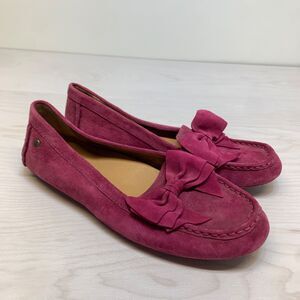 UGG Australia Lilliana Fixed Bow Womens Size‎ 7 Suede Flats loafers 1010098